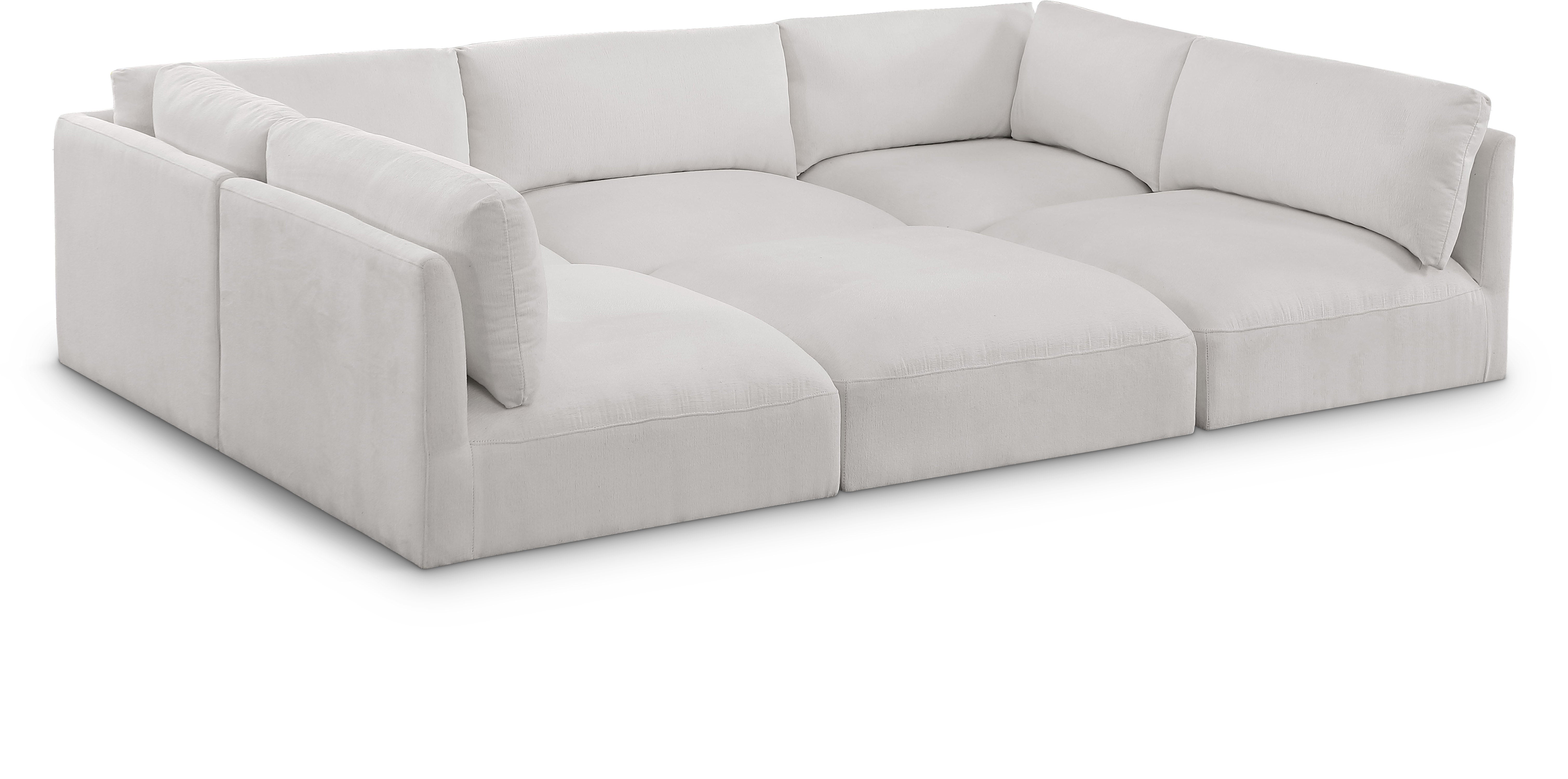 Sectionnel modulaire en tissu Ease