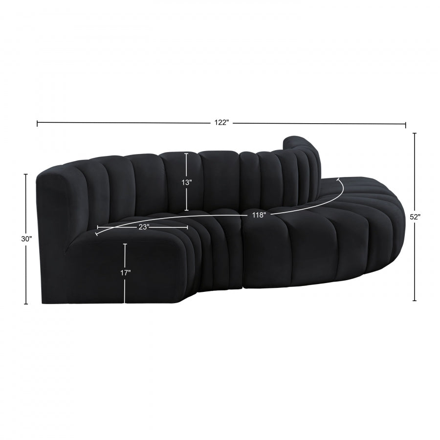 Arc Velours 5pc. En coupe