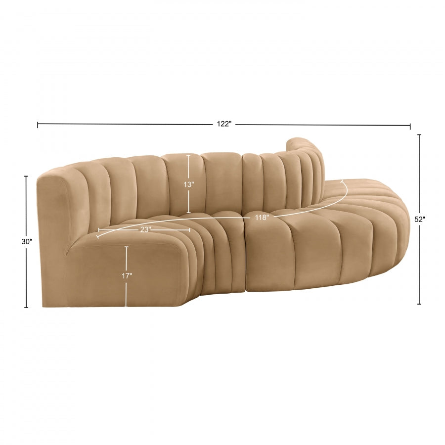 Arc Velours 5pc. En coupe