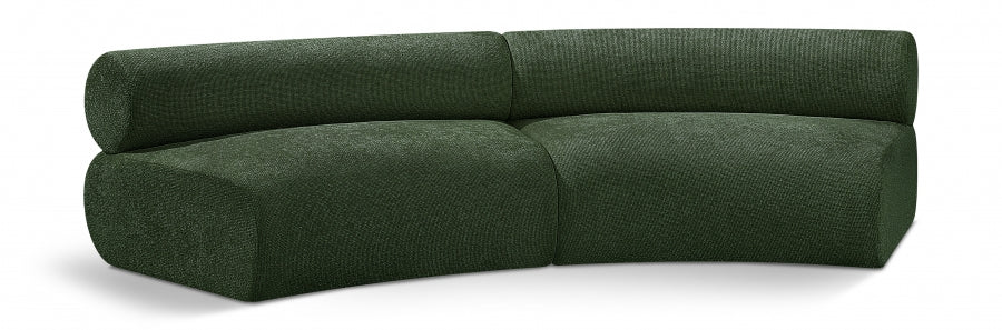 Ensemble Bale 2pc : Sofa Modulaire en Chenille Hachurée