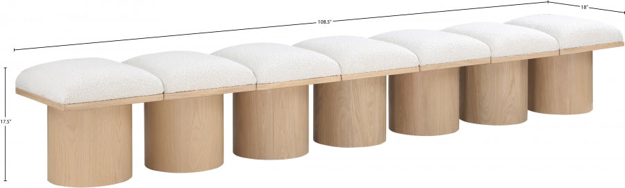 Tissu Boucle Pavillon 7pc. Banc Modulaire