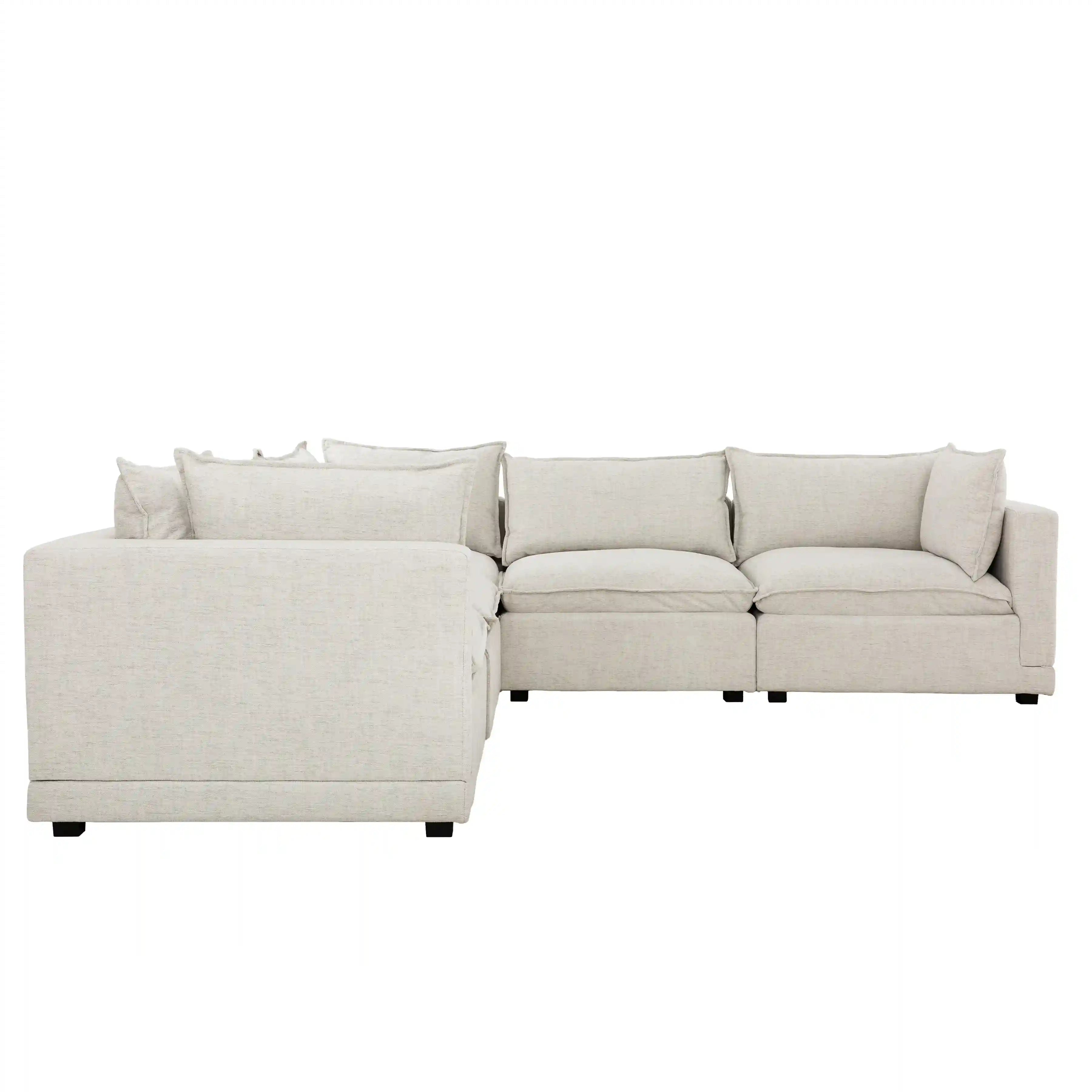 Sofa de Coin Marliss 5 Pièces | Grand Sectionnel Modulaire